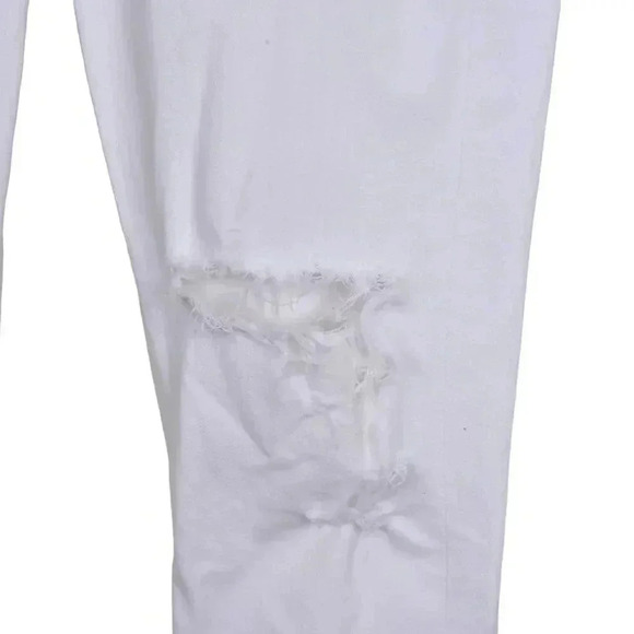 Agolde White Jeans Denim High Rise Distressed Skinny Sophie Drop Size 27 - Picture 7 of 13